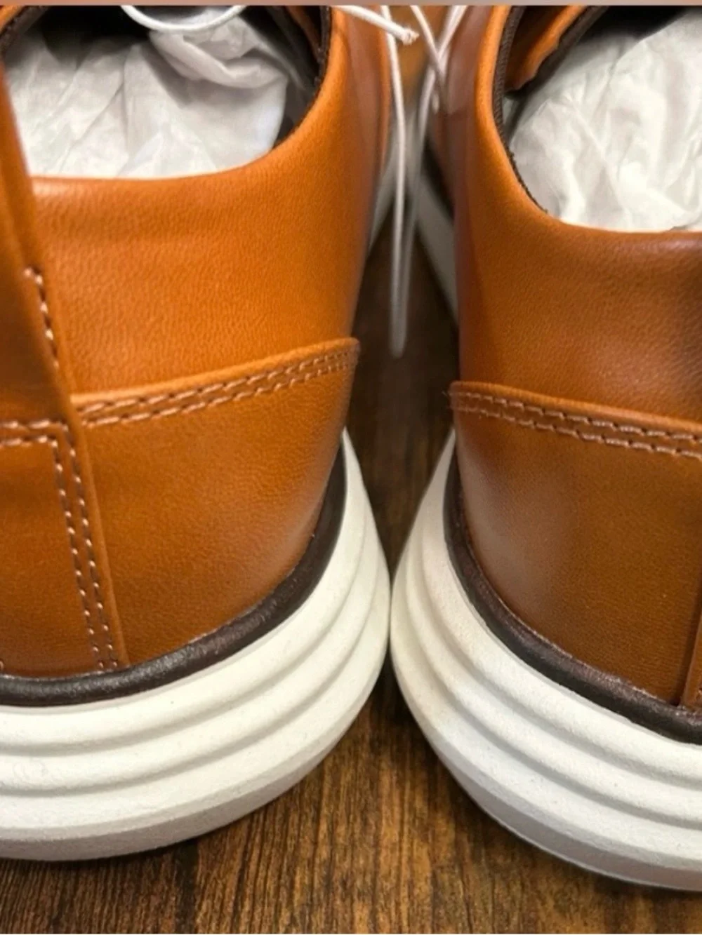 Men's Luis Hybrid Oxford Sneakers - Goodfellow & Co™ Cognac Lace up Size 8 new